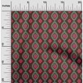 thumbnail image 1 of oneOone Cotton Cambric Fabric Diamond & Swirl Ikat Printed Craft Fabric BTY 56 Inch Wide, 1 of 4