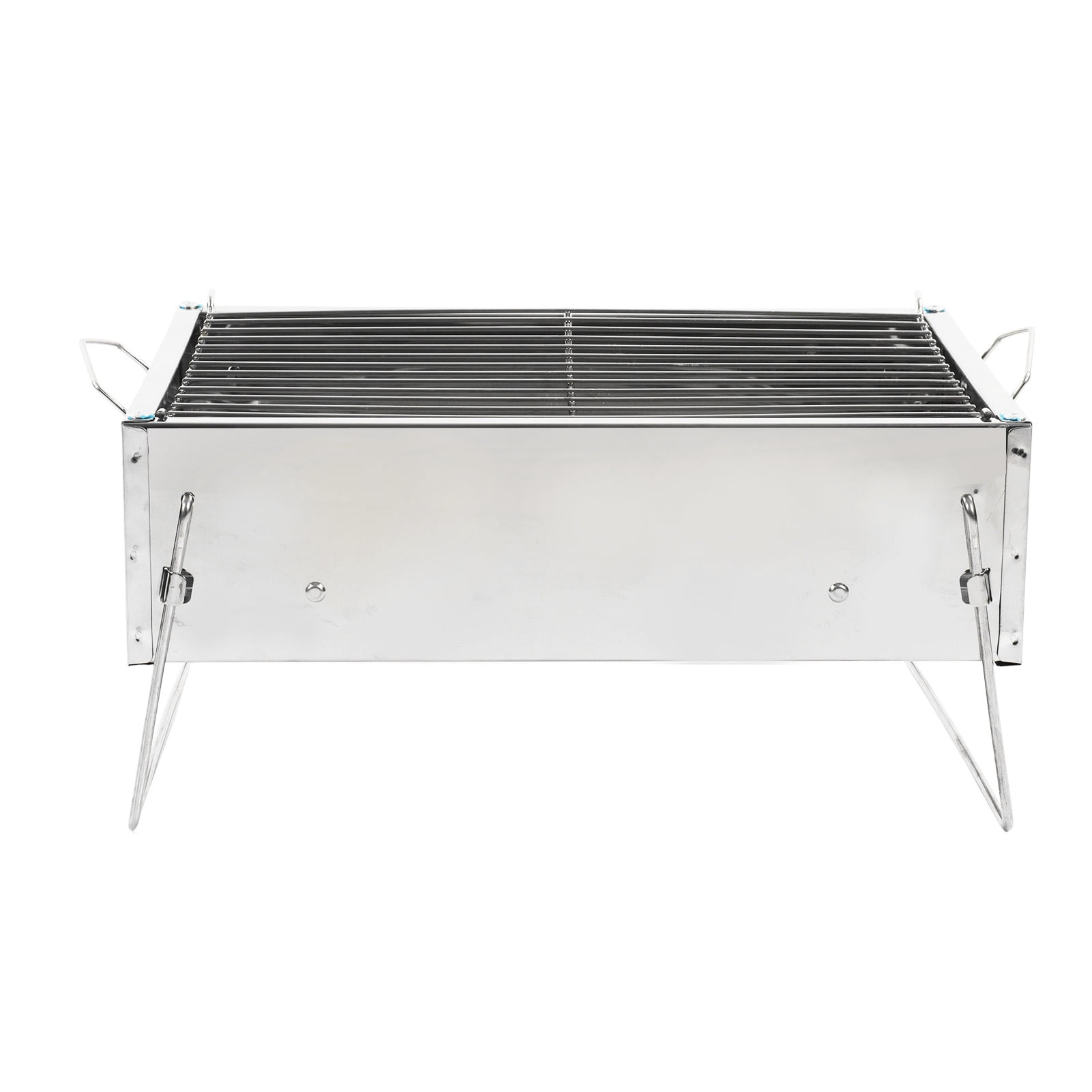 Charcoal Grills, Camping Grill, Charcoal Grill, Outdoor Barbecue Grill Portable Foldable Charcoal Stainless Steel BBQ Grill For Outdoor Picnic Camping Cooking