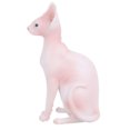 thumbnail image 3 of Noref Hairless Cat Model Ornament,Simulation Hairless Cat Model Home Ornaments Desktop Decoration Kid Children Toy,Hairless  Cat Model, 3 of 8