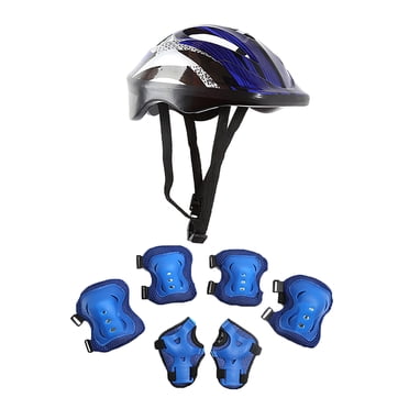 Agiferg 7Pcs/Set Children's Skating Protective Gear Children Kids Safety Helmet Knee