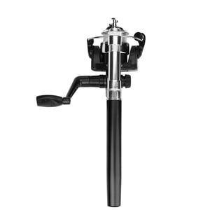 Dvkptbk Lures Role Mini Portable Pocket Fish Pen Shape Aluminum Alloy Fishing Rod Pole Reel Fishing