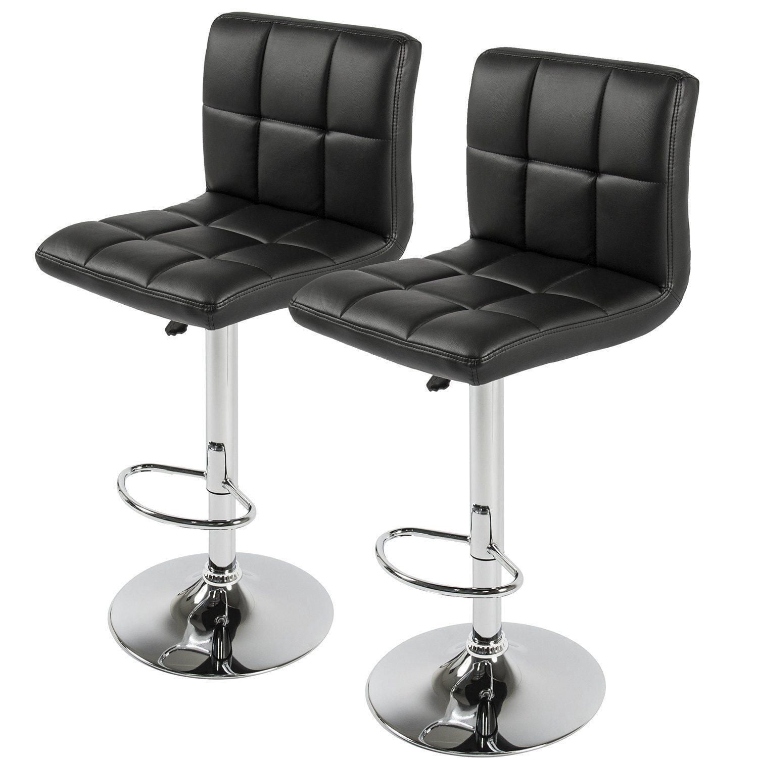 Nicer Furniture White Hexagrid Bar Stool