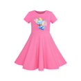 thumbnail image 1 of Girls Dress Pink Elephant Dumbo Embroidered Short Sleeve 8 Years, 1 of 6