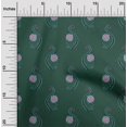 thumbnail image 1 of oneOone Viscose Chiffon Fabric Leaves & Floral Block Print Fabric BTY 42 Inch Wide, 1 of 4