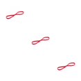 thumbnail image 1 of QualitChoice Bandeau de Sport Extensible Bandeau Réglable Style Simple Élastique Coiffure Accessoires Femmes Hommes pour Yoga Gym Rouge 3Set, 1 of 6