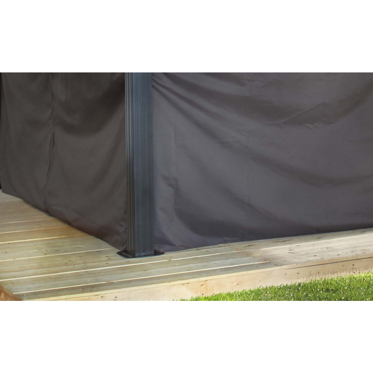 Sojag, rideaux bruns pour abri soleil Genova, 10 pi x 10 pi, polyester