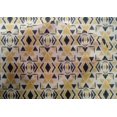 thumbnail image 4 of oneOone Cotton Silk Fabric Triangle Ikat Print Fabric BTY 42 Inch Wide, 4 of 4