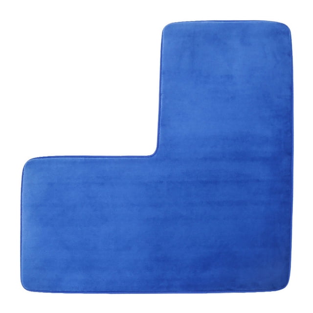 Product Classification Carpet | L Shaped Living Room Rug for Bedroom and Bath | Polyester Fiber Floor Mat with Non- Design and Durable Build