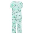 thumbnail image 3 of Rbaofujie Ensemble de Pyjama Short Femme Décontracté Col Rond Manches Courtes Blouse Pantalon Mode Pyjama Costume Ensemble de Pyjama, 3 of 4