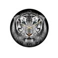 thumbnail image 2 of Creative Acrylic Tiger Pattern Uv Printed Wall Clock, 2 of 3