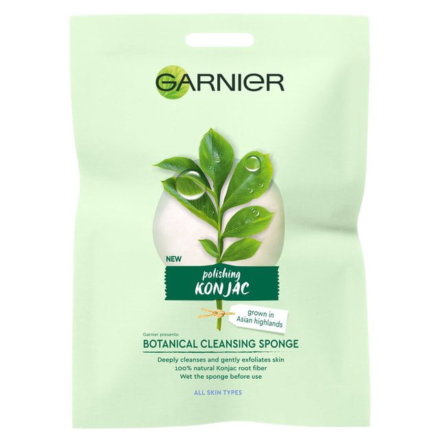 Garnier Éponge de Konjac Biologique - Version Européenne - Importée du Royaume-Uni par BOTIGA - Vendue en Lot de 2 - Expédiée Directement du Royaume-Uni