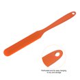 thumbnail image 3 of Uxcell 1Pcs Spatule en Silicone 9.45 Pouces Réutilisable Antiadhésive Flexible pour Résine Époxy Peinture Liquide Orange, 3 of 6
