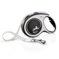 thumbnail image 1 of Flexi New Comfort Tape Retractable Large Dog Leash, Black, 8m/26ft, 1 of 10