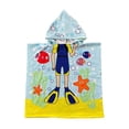thumbnail image 1 of EGNMCR Rideaux, Rideaux pour Chambre Cape de Serviette de Bain pour Enfants Peignoir à Capuche pour Enfants Imprimé Serviettes de Bain de Plage Portables, 1 of 1
