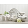 thumbnail image 2 of Gibson Home Noble Court 30 Piece Dinnerware Set, Service for 6, White, Fine Ceramic, 2 of 5