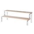 thumbnail image 4 of TISHITA DIY Action Figures Display Shelf Holder Figures Desktop Decoration and Organizer Two Tiers, 4 of 8