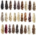 thumbnail image 3 of Extension de Queue de Cheval Longue Bouclée Ondulée de 55 cm pour Femmes et Filles, Queue de Cheval Synthétique Bouclée, Longue Pièce de Cheveux Bouclés, Extensions de Cheveux à Clip, 3 of 8