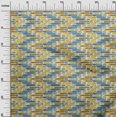 thumbnail image 2 of oneOone Cotton Poplin Fabric Chevron Kasuri Print Fabric BTY 56 Inch Wide, 2 of 4