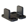 thumbnail image 4 of JUBEST Black Aluminum Floor Guide Sliding Barn Door Hardware Bypass Door Guide Set of 2, 4 of 10