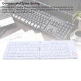 thumbnail image 4 of Foldable  Keyboard with Stand Holder, 67 Keys Portable Wireless Keyboard, Magnetic Closure, Scissor Switch Keys, Slim Folding Keyboard for Phone Tablet Laptop, 4 of 7