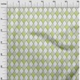 thumbnail image 3 of oneOone Polyester Spandex Light Green Fabric Argyle Craft Projects Decor Fabric Printed By The Yard 56 Inch Wide, 3 of 4