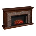 thumbnail image 1 of SEI Furniture Canyon Heights Electric Fireplace in Maple, 1 of 9
