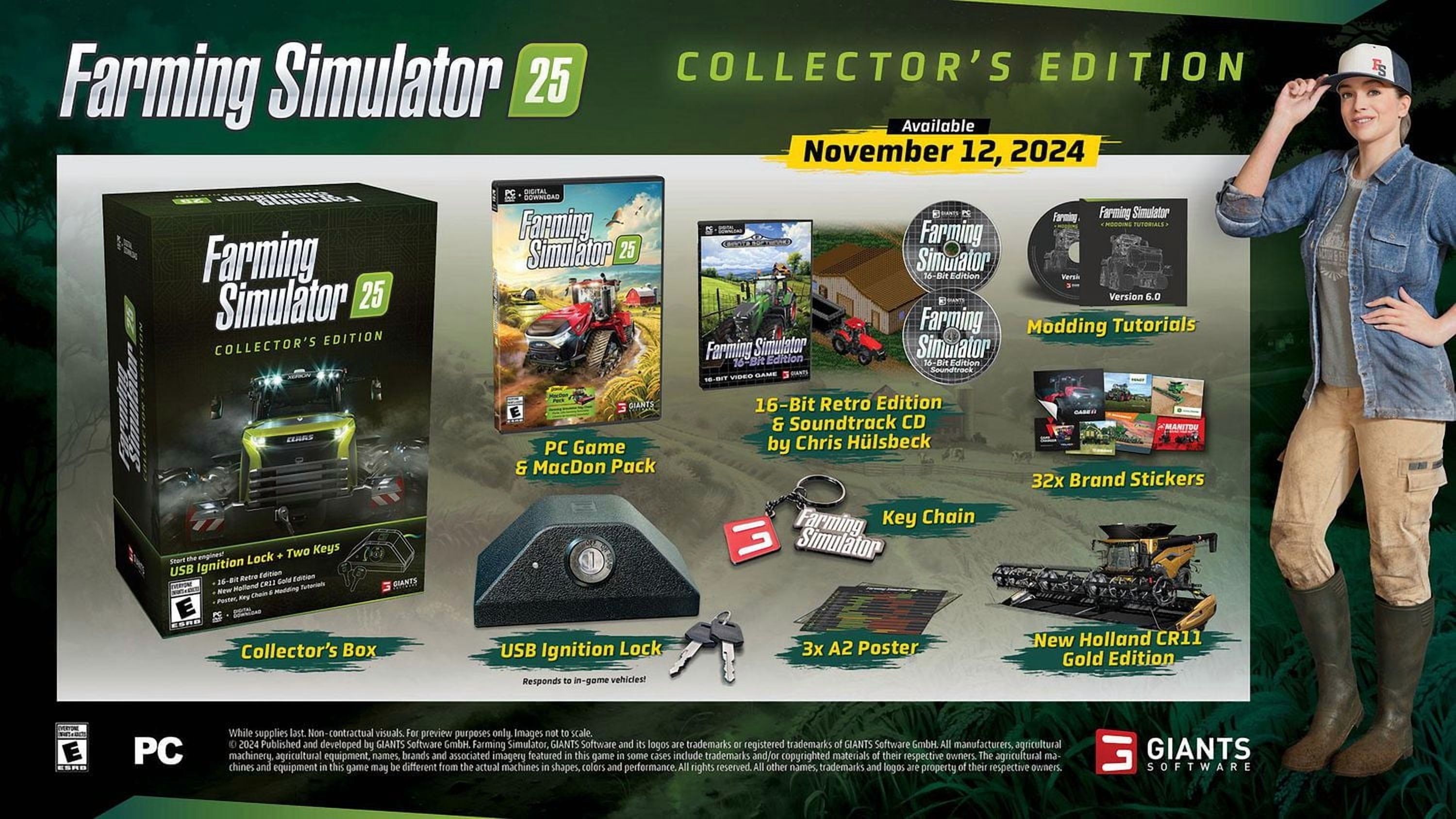 Jeu vidéo Farming Simulator 25 Collector's Edition pour (PC)
