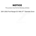 thumbnail image 2 of Transit Auto Rear Wheel Cylinders and Drum & Shoes Bearing Kit for Car 2001-2002 Ford Ranger EV with 9" Diameter K7D-101393, 2 of 11