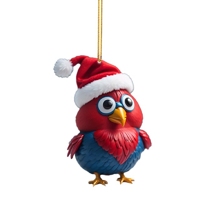 Dorm Decor Cute Rooster Car Pendant Home Tree Decoration, Christmas Tree Ornament, Home Decor 1PC Fall Decor on Clearance