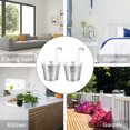 thumbnail image 4 of 2pcs Balcony Hanging Flower Bucket Creative Flowerpot Pendant Small Iron Buckets, 4 of 7