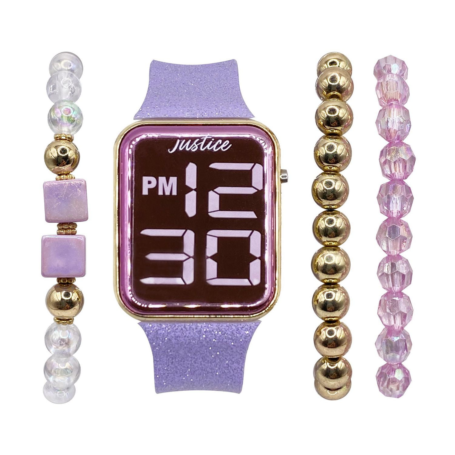 Montre Justice à LED avec bracelet