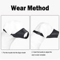 thumbnail image 2 of muzzle,Breathable Adjustable Muzzle Medium Muzzle Waterproof Stop Barker – Adjustable Waterproof Stop Barker Breathable Misuse Mouth By – Muzzle Cover Mouth Cover Bite Breathable Bite Misuse, 2 of 7