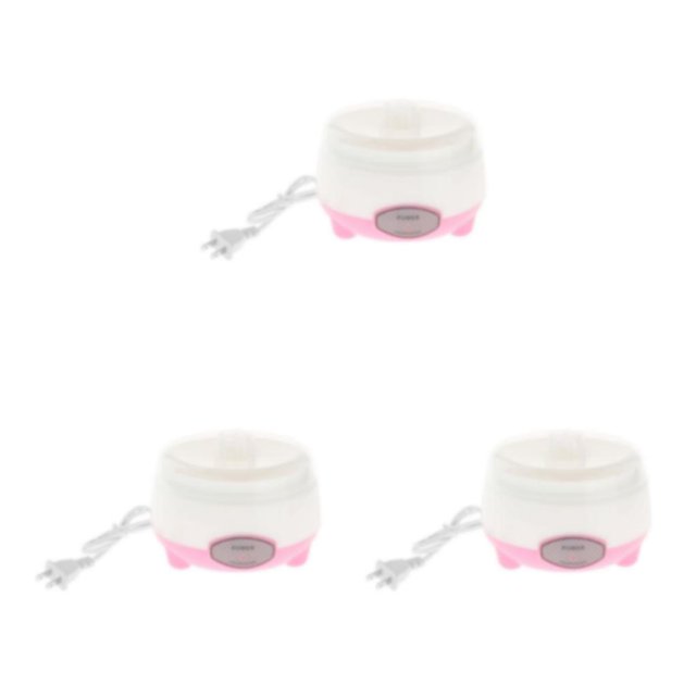 Redempat Yogurt Maker Automatic Yogurt Maker Machine Homemade Tool DIY Yogurt Pink 12x16cm 3Set