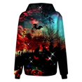 thumbnail image 5 of MesaSe Halloween Femmes de la Mode Quotidienne Polyvalent Décontracté Sweat à Manches Longues Imprimé Top Sweat-Shirt, 5 of 5