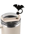 thumbnail image 3 of 3D Bat Straw Covers Cap For Cup Cute Bat Straw Topper Funny Mini Split Stand Ground plus plus Tube Pencil for Classroom Umbrellas for Drinks for Kids Umbrellas Reusable, 3 of 3