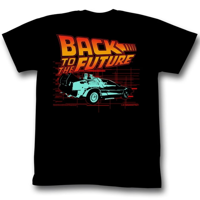 Back to the Future T-Shirt Néon pour Adulte