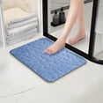 thumbnail image 1 of Yhmxh Bathroom Rugs 1pc Memory Foam Bath Rug Embossed Bathroom Mat Water Absorbent And Washable Bath Rugs, Non-Slip, Thick, Soft And Comfortable Carpet For Show Living Room Rug Bath Mat, 1 of 5