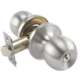 thumbnail image 1 of Jessar - Entrance Door Handle with Lock, Silver, 1 of 1