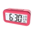 thumbnail image 1 of TopLLC Temperature Version Smart Clock, Silent Clock, Electronic Clock, Light Sensing Alarm Clock, Snoozy Student Smart LCD Alarm Clock, 1 of 2
