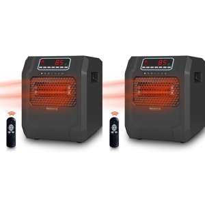 VOLTORB Électrique Space Chauffe-eau avec télécommande & Mode du ventilateur uniquement (2 Boîte)