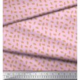 thumbnail image 2 of Soimoi Polyester Crepe Fabric French Horn Musical Instrument Fabric Prints by Yard 42 Inch Wide, 2 of 3
