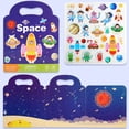 thumbnail image 1 of Reusable Sticker Activity Book For Kids Portable Learning Toy Style A With Pvc Stickers Educational Travel Game For Preschoolers 3+ Years A, 1 of 6