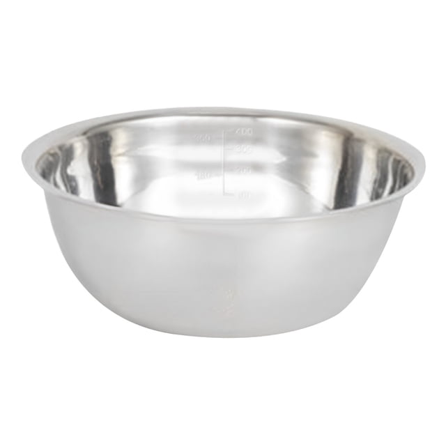 Cooking Utensils Pro Set in Stainless Steel Thickened Large Basin -Functional Dishwashing and Egg Beater Plate Fruit Plate Birdbath Soup Basin Graduated Wash Basin for Kitchen