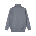 thumbnail image 4 of RUNQHUI Enfants Garçons Filles Hiver Chaud Côtelé Col Roulé Manches Longues Tricoté Chandail Chandail Hauts Blouse Gris 130, 4 of 5