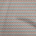 thumbnail image 1 of oneOone Polyester Spandex Peach Fabric Asian Suzani Craft Projects Decor Fabric Printed By The Yard 56 Inch Wide, 1 of 5
