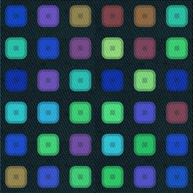 Ahgly Tapis d'Intérieur Lavable en Machine Carré Transitionnel Vert Cyan Foncé, 6 Pieds Carré