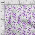 thumbnail image 2 of oneOone Georgette Viscose Purple Fabric Floral Sewing Material Print Fabric By The Yard 42 Inch Wide, 2 of 4