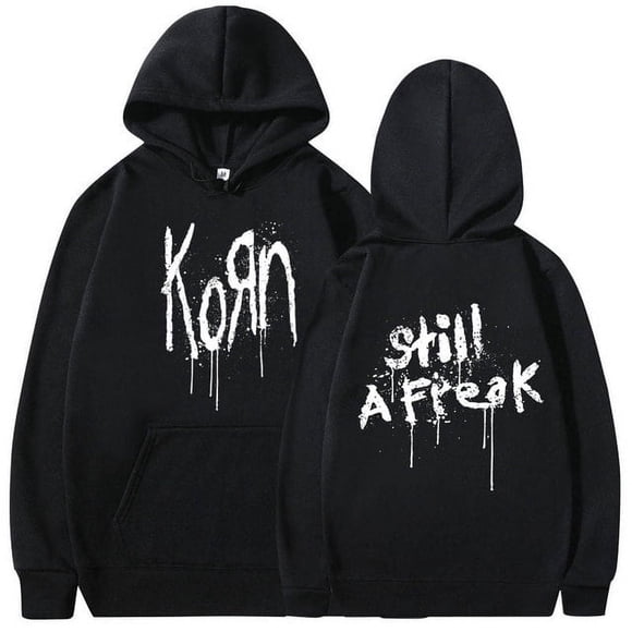 Korn Music Concert Rock Band WORLD TOUR Hoodie Men‘s Vintage Metal Gothic  Sweatshirt Punk Hip Hop Hoodies Streetwear