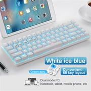 Cameland Mechanical Keyboard 68-Key Multi Device 3 Mode Wireless Wired Keyboard