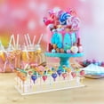 thumbnail image 2 of Pompotops 21 Hole Acrylic Transparent Lollipop Display Frame Wedding Dessert Bar Placement Bracket Jack Type Clearance, 2 of 5